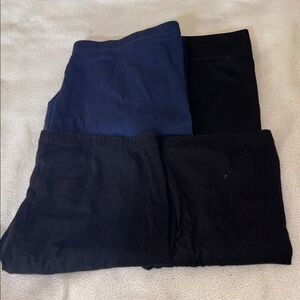 Arizona Love, 4 pairs of Black and Navy Leggings